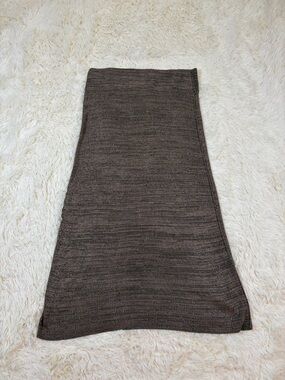 Free People Brown Knit Pencil Skirt